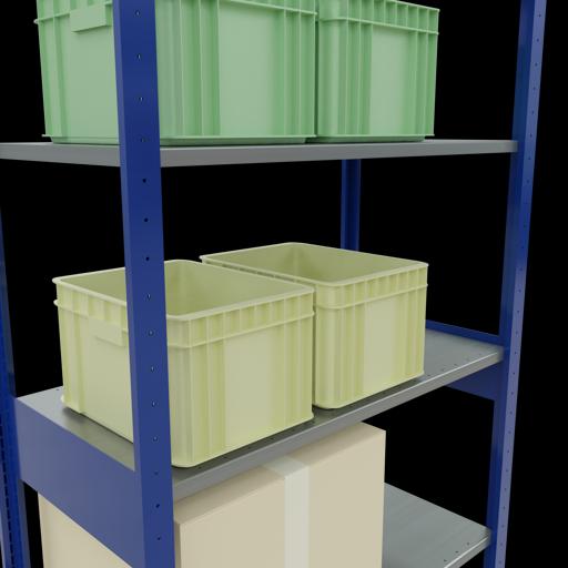 Image du produit Schulte Lagertechnik Système d'emboîtement pour rayonnage de base MULTIplus85 avec traverse de longueur
