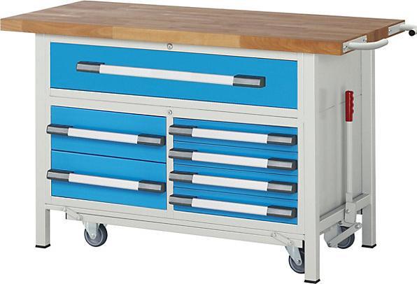 Image du produit eurokraft pro Établi mobile à châssis escamotable (150 cm, 70 cm)