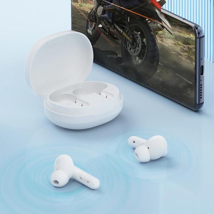 Actual product image Haylou Moripods ANC TWS earphones (white) (ANC, 9 h, Wireless)