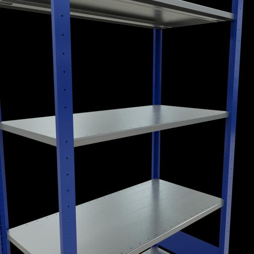 Image du produit Schulte Lagertechnik Système d'emboîtement pour rayonnage de base MULTIplus85 avec traverse de longueur