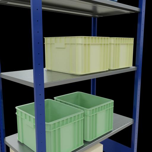 Image du produit Schulte Lagertechnik Système d'emboîtement pour rayonnage de base MULTIplus85 avec traverse de longueur
