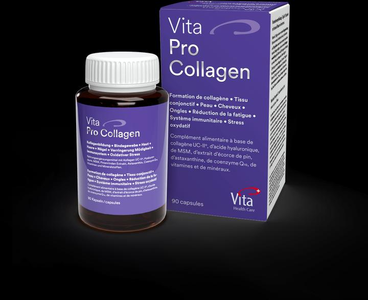 Actual product image Vita PRO Collagen MSM Pine bark OPC Astaxanthin and more (90 Piece, Capsules, 313 g)
