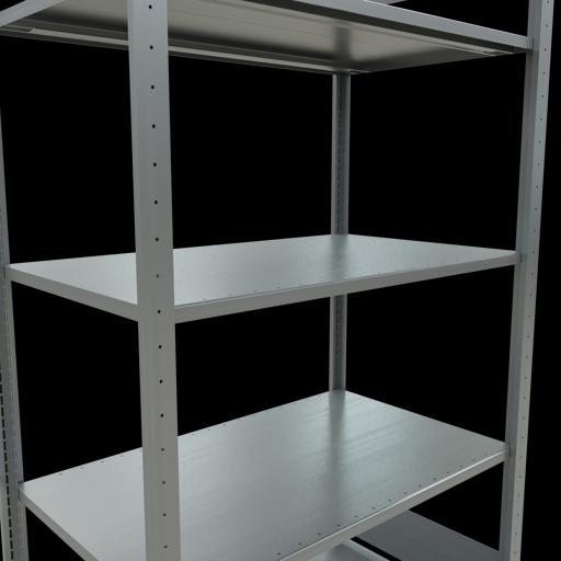 Actual product image Schulte Lagertechnik MULTIplus85 basic racking system with length ledgers