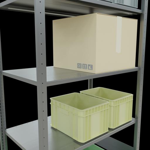 Actual product image Schulte Lagertechnik MULTIplus85 basic racking system with length ledgers