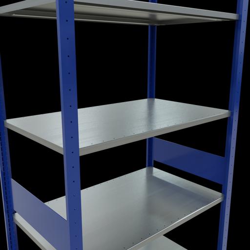 Image du produit Schulte Lagertechnik Système d'emboîtement pour rayonnage de base MULTIplus85 avec traverse de longueur