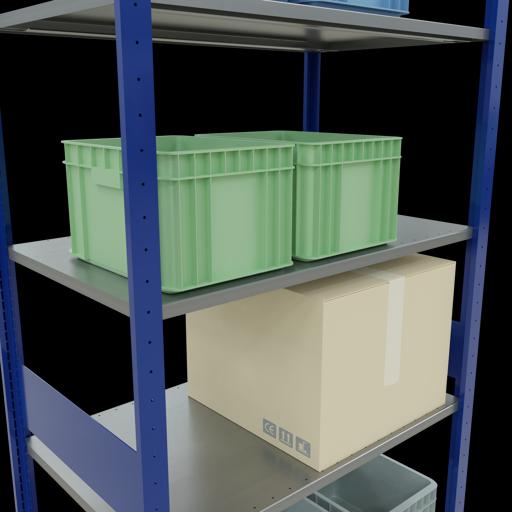 Image du produit Schulte Lagertechnik Système d'emboîtement pour rayonnage de base MULTIplus85 avec traverse de longueur