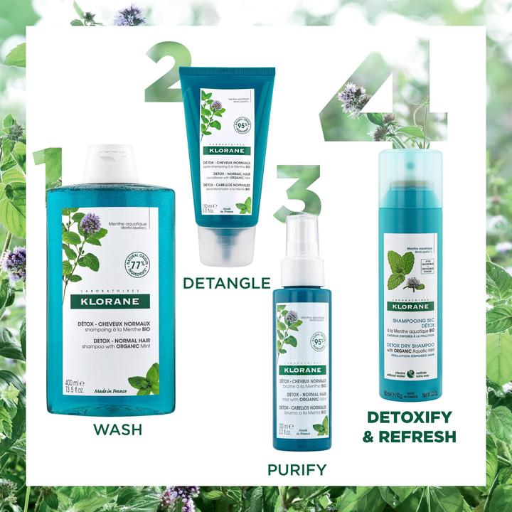 Image du produit Klorane Cheveux - Shampooing sec à la menthe (150 ml, Shampoing sec)