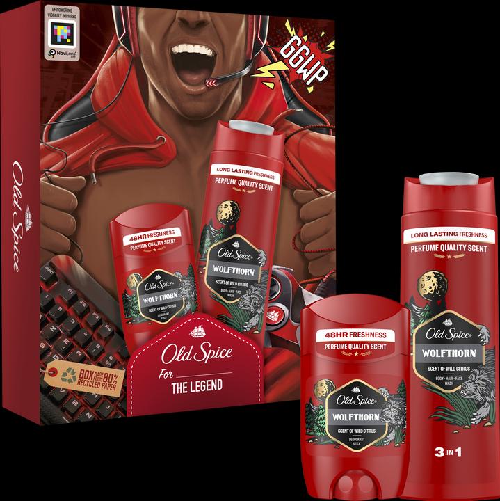 Immagine prodotto Old Spice Set Di Spezie Antiche Wolfthorn (Stick, 250 ml)