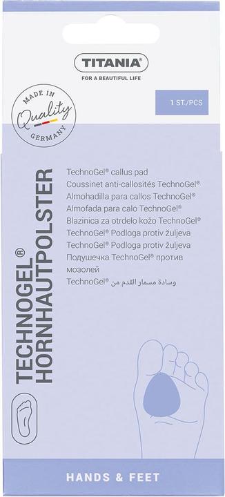 Foot Care Techno Gel Coussin pour callosités (Produit anti-callosités, 1 ml)