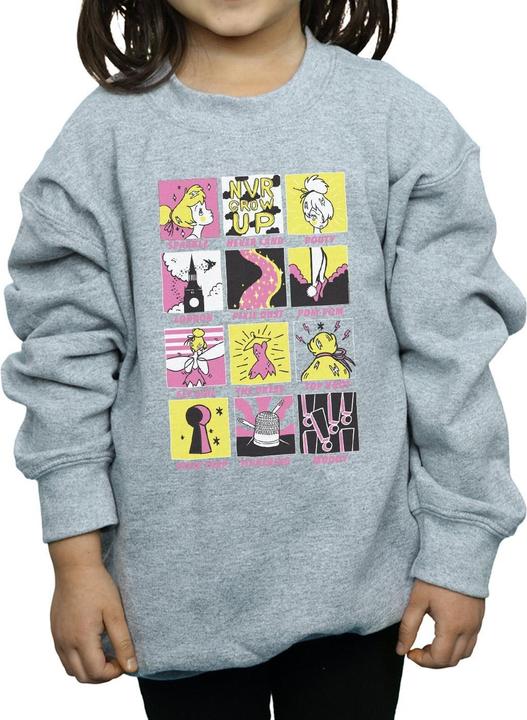 Produktbild Disney Tinkerbell Squares Sweatshirt Mädchen (140, 146)