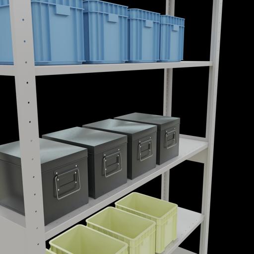 Actual product image Schulte Lagertechnik MULTIplus150 boltless basic shelving system with length ledgers