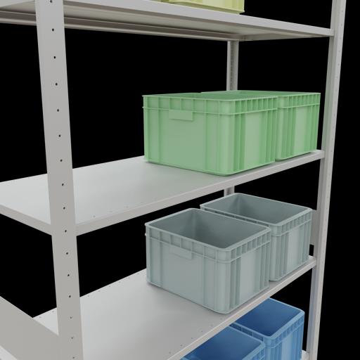 Image du produit Schulte Lagertechnik Système d'étagères de base MULTIplus150 sans boulons avec longerons.