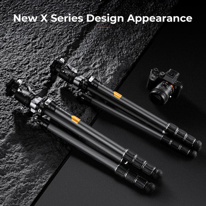 Image du produit K&F Concept Tripode X254C4+BH-30 (Carbone)