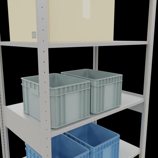 Image du produit Schulte Lagertechnik Système d'emboîtement pour rayonnage de base MULTIplus85 avec traverse de longueur