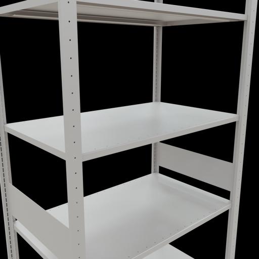 Image du produit Schulte Lagertechnik Système d'étagères de base sans boulons MULTIplus85 avec glissières de longueur