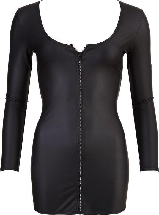 Actual product image Cottelli Collection Mini Dress With Glitter Zipper (M)