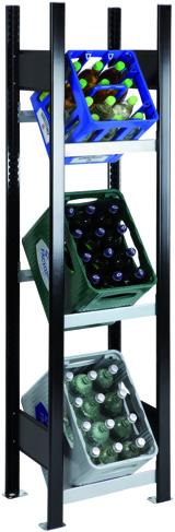Actual product image Schulte Lagertechnik Beverage crate basic rack