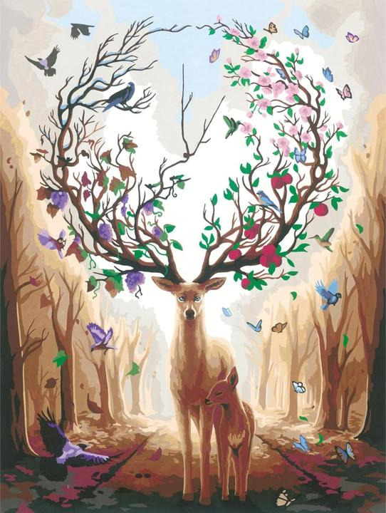Immagine prodotto Ravensburger CreArt - Pittura per numeri 23910 - Magnifico incontro - da 12 anni - Pittura su carta