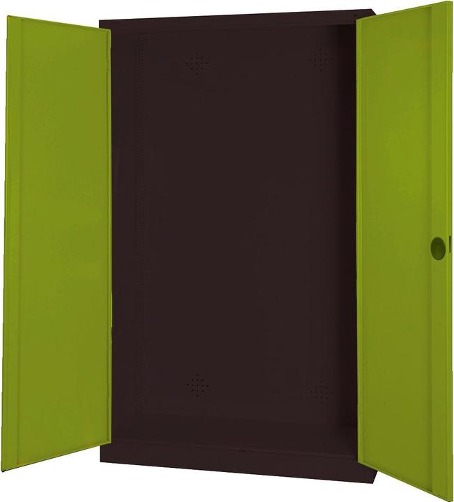 Image du produit C+P Armoire modulaire pour équipements sportifs (HxLxP : 195x120x50 cm, avec portes battantes en tôle