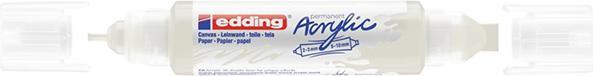 Immagine prodotto Edding Marcatore acrilico 5400 Double Liner (Bianco, 10 mm, 1 x)