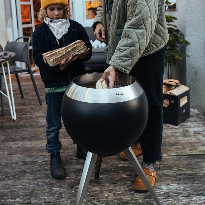 Actual product image Höfats MOON 45 fire bowl with high base (45 cm)