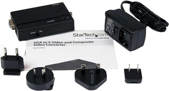 Image du produit StarTech VGA Vers Composite Ou S-Vidéo (Analogique -> Analogique)
