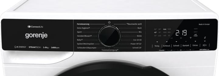 Actual product image Gorenje GORE washing machine (8 kg, Right, EU plug)