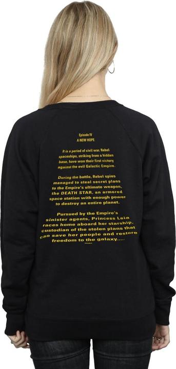 Produktbild Star Wars A New Hope Opening Crawl Badge Sweatshirt (L)