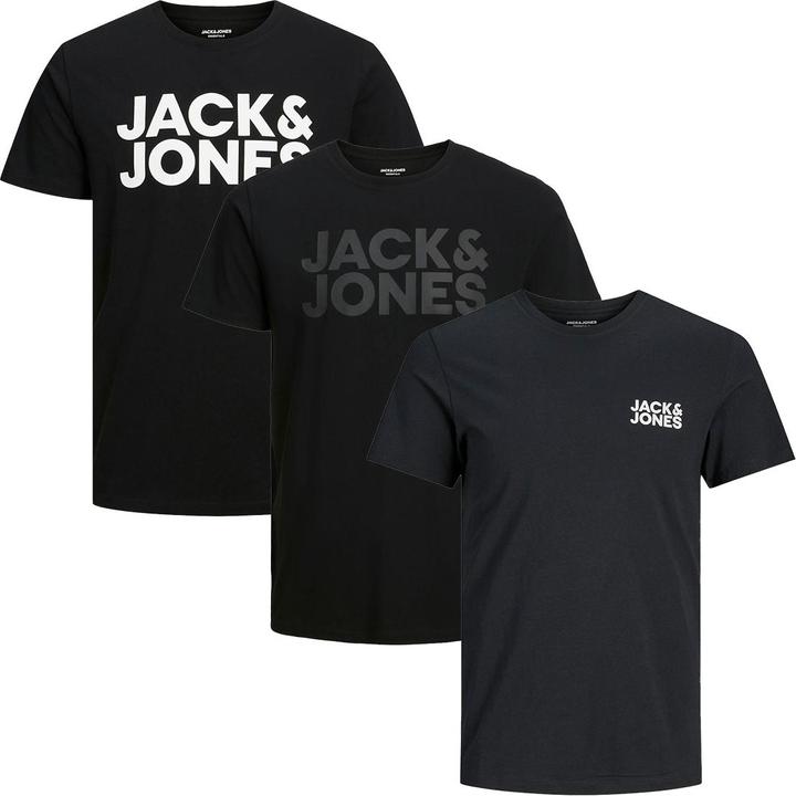 Actual product image Jack & Jones 3er Pack Corp T-Shirt (XXL)
