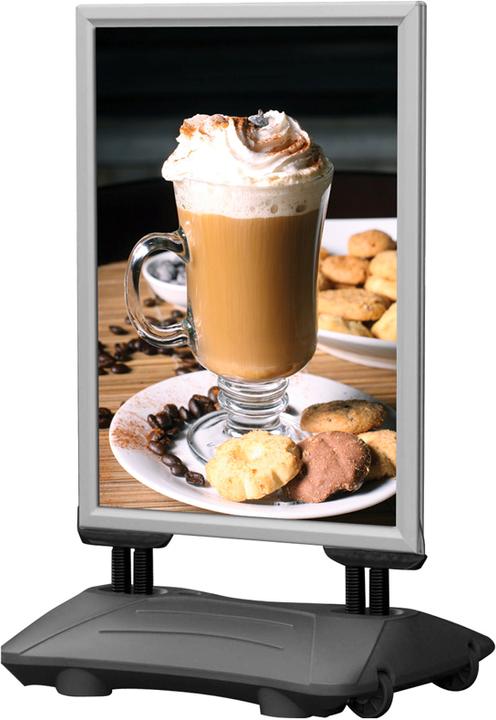 Produktbild Tschudi Büromaschinen Kundenstopper WindPro 59.4 x 84.1 cm, A1, schwarz (A1)