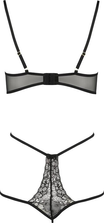 Produktbild Passion PE Esmeralda body black L/XL (L)