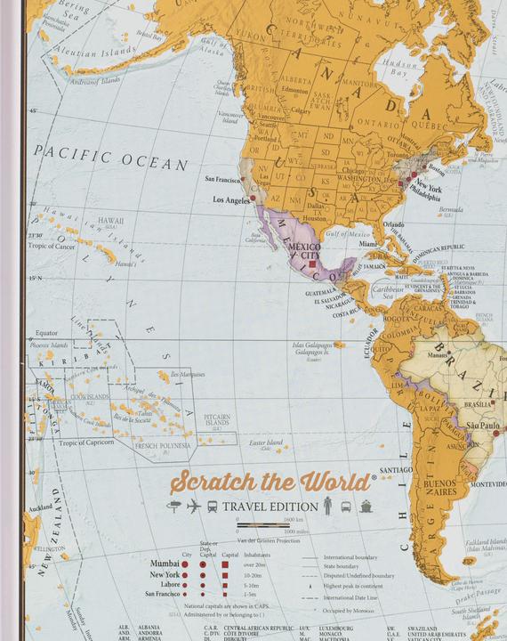 Produktbild Maps International Scratch the World travel