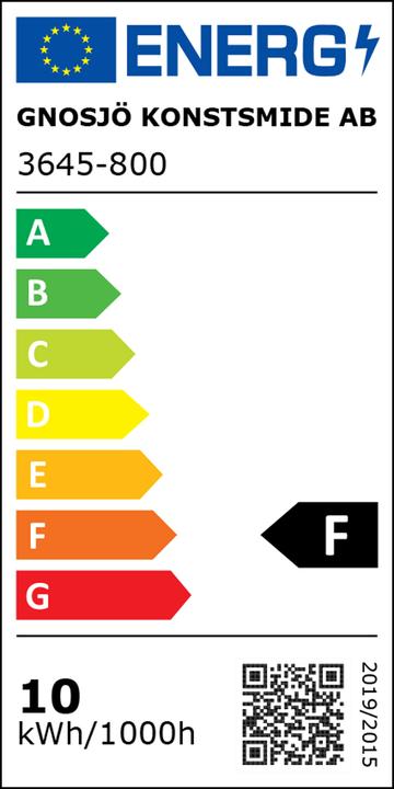 Energie-Label Konstsmide 3645-800 - Schwarz - Kunststoff - 3,493 m (34.93 m)
