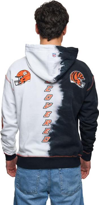 Actual product image Recovered Re:covered Fleece Hoody - INK DYE Cincinnati Bengals (L)