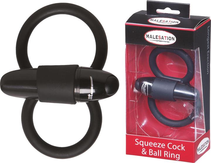 Produktbild Malesation Cock & Ball Ring mit Vibration (4.20 cm)