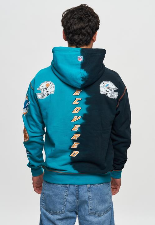 Produktbild Recovered Re:covered Fleece Hoody - INK DYE Miami Dolphins - XL (XL)