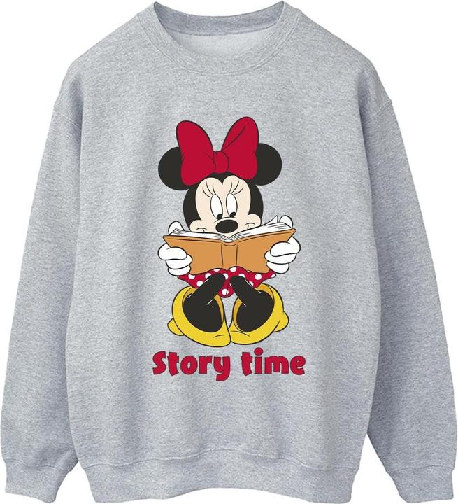 Actual product image Disney Womens/Ladies Minnie Mouse Story Time Sweatshirt (XL)