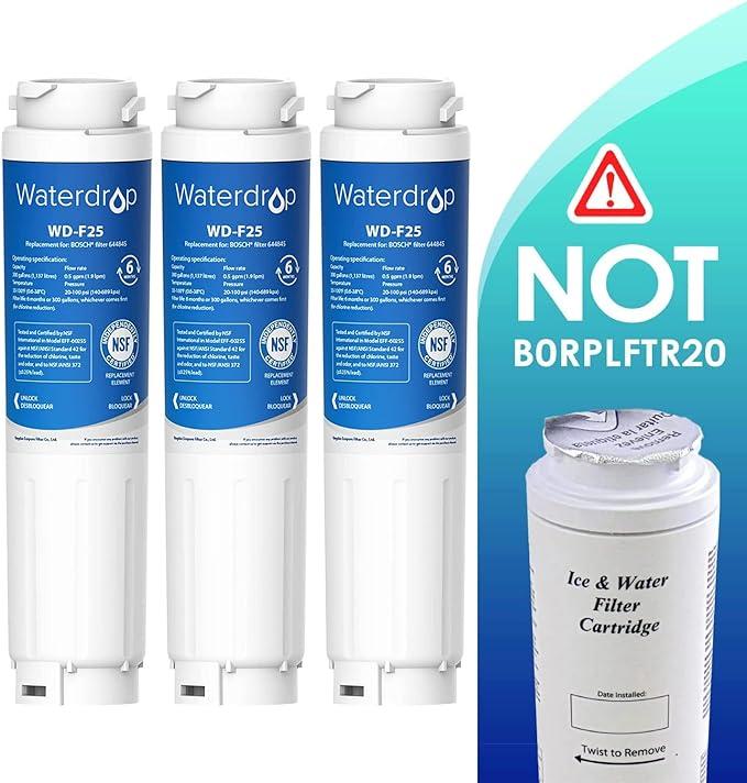 Image du produit Waterdrop 3x filtres à eau pour réfrigérateur (3 x)