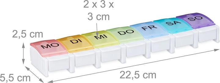 Actual product image Relaxdays 2x tablet box