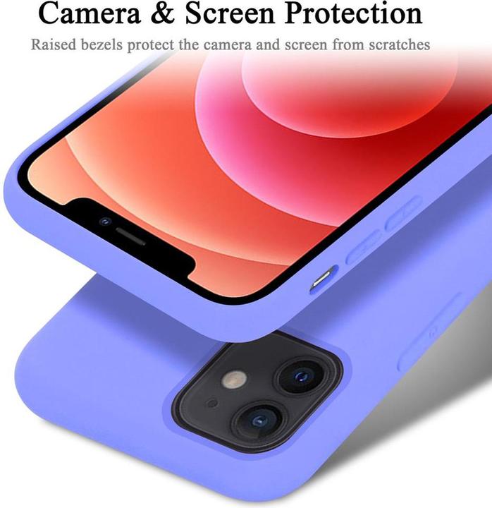 Productafbeelding Cadorabo TPU Liquid Silicone Case Cover (Apple iPhone 12 mini)