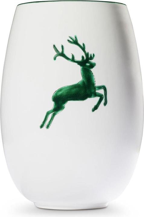 Produktbild Gmundner Keramik Grüner Hirsch, Vase 15cm