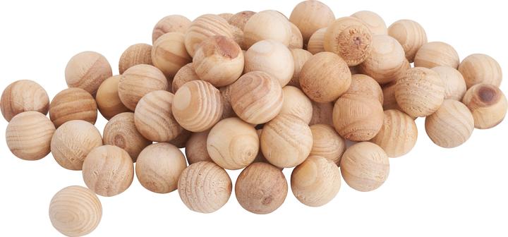 Produktbild VBS XXL Holzkugeln ohne Bohrung "Ø 25 mm", 70 Stück
