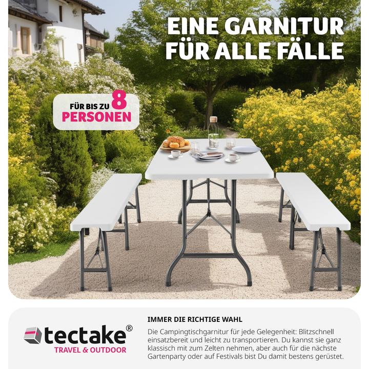Image du produit tectake Ensemble de table de camping
