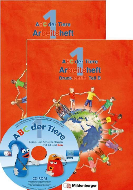Immagine prodotto ABC der Tiere 1 - Arbeitsheft Druckschrift, Teil A und B. Neubearbeitung (Tedesco, Klaus Kuhn, Heike Treiber, Achim Schulte, Kerstin Mrowka-Nienstedt, 2024)