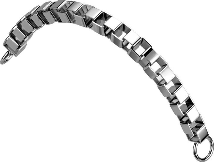 Produktbild Star Piercing Verbindungskette Box silber (Chirurgenstahl 316L)