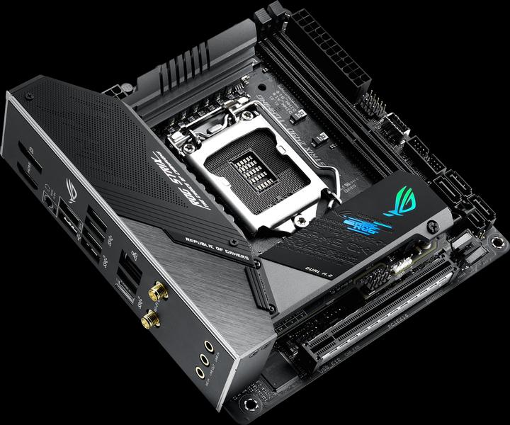 Actual product image ASUS ROG Strix Z490-I Gaming (LGA 1200, Intel Z490, Mini-ITX)