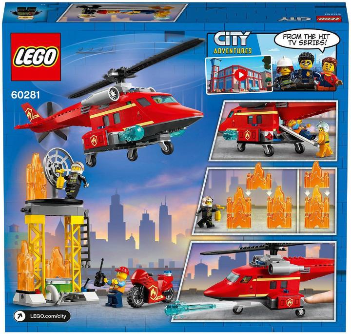 Actual product image LEGO Fire Brigade Helicopter (60281, LEGO City)