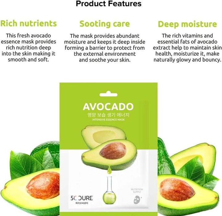 Produktbild 5C Cure Avocado Intensive Essence Mask