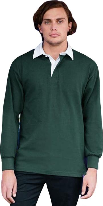 Image du produit Front Row Premium T-shirt à manches longues Polo de rugby à manches longues (M)