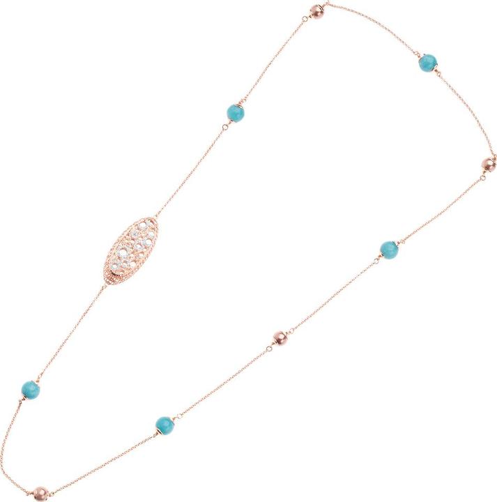 Produktbild Ottaviani Bronze necklace with silver glitter